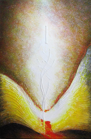 0917-011  Vento del sud.  (acrilico su tela mis. cm. 60x90)